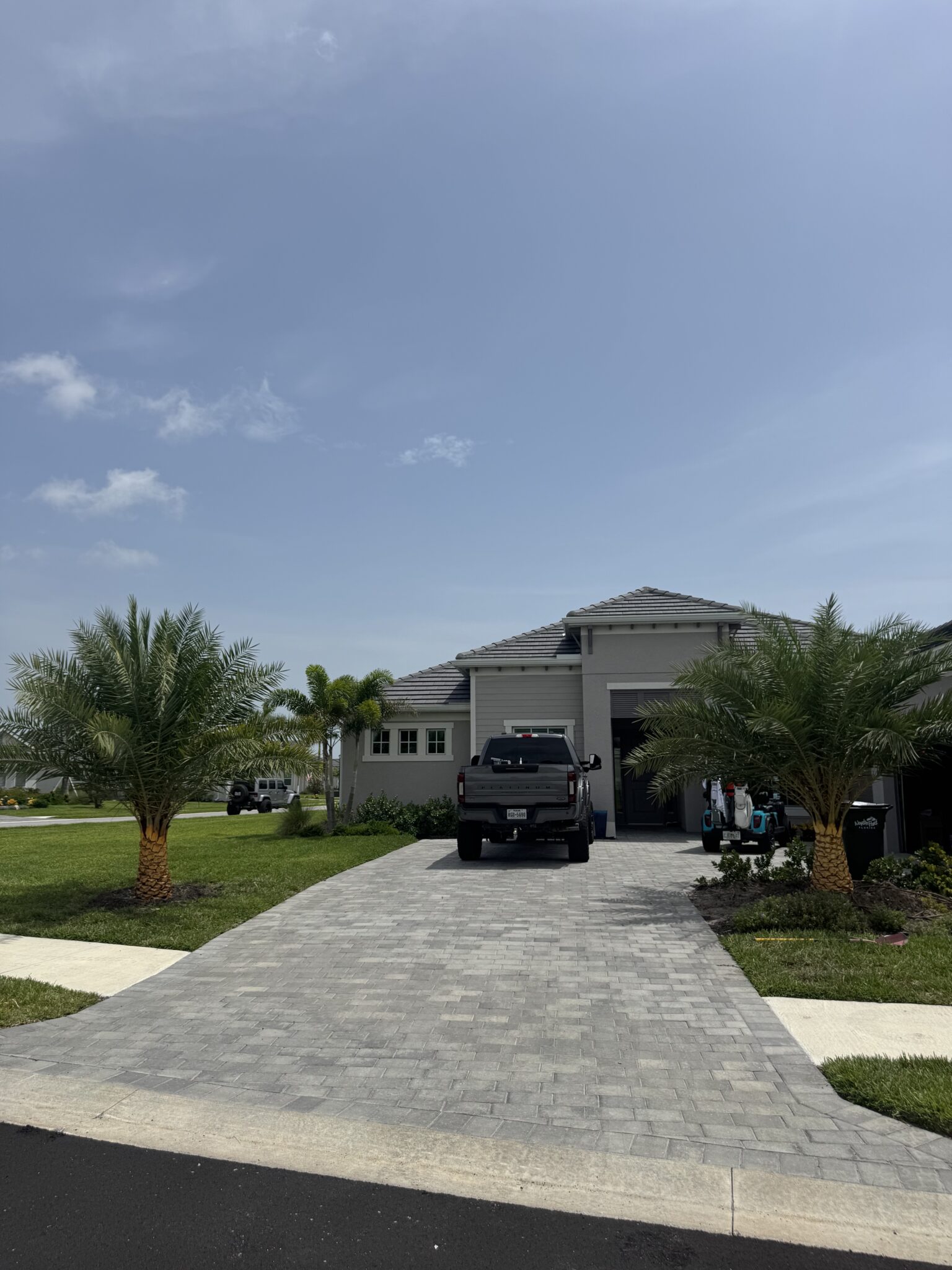 paver driveway installation