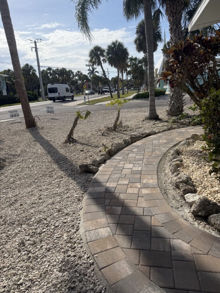 paver walkway installation